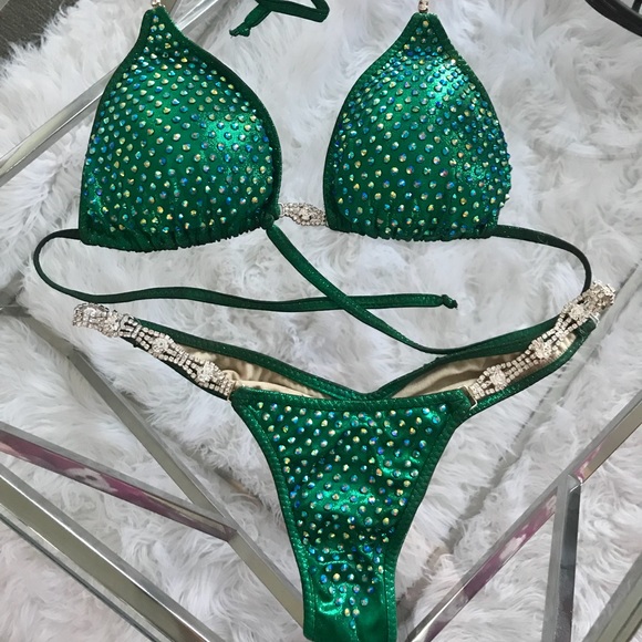 angel competition bikinis Other - Last day of sale!!!!!! NPC Bikini Green Crystals